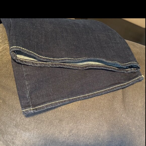 NWOT AMERICAN EAGLE sz.12S Super Stretch Artist Flare Jeans Dark Wash - Picture 5 of 7